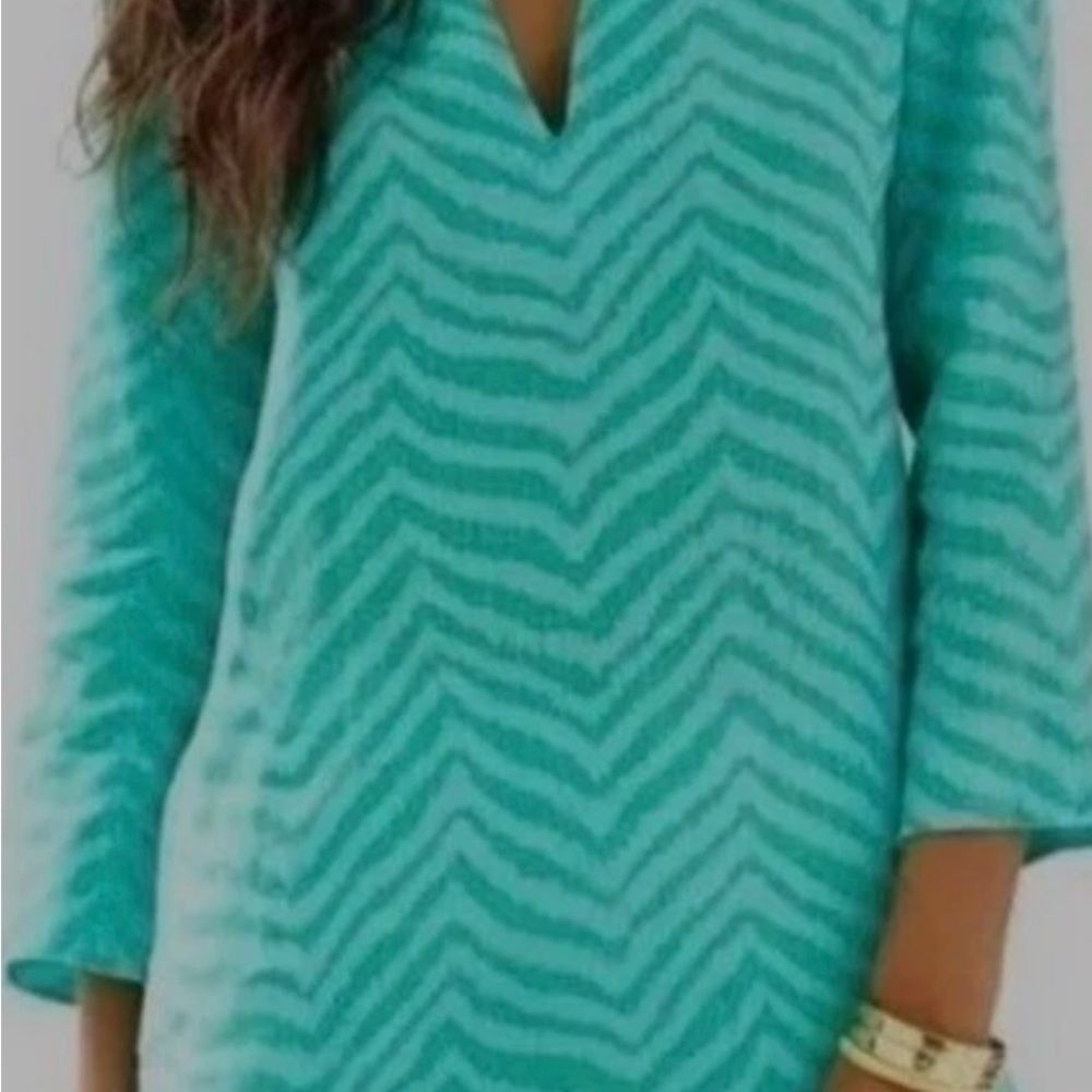 Lilly Pulitzer Marco Island Tunic 100% Linen